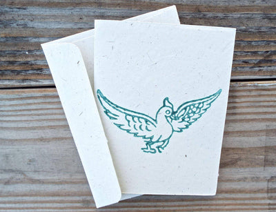 Bird Greeting Card - Passion Lilie