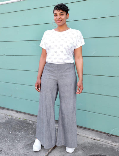 Chambray Pants - Passion Lilie