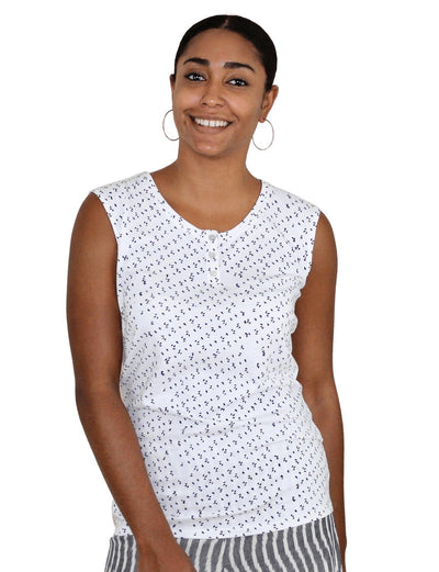Dotted Dots Organic Top- Final Sale - Passion Lilie