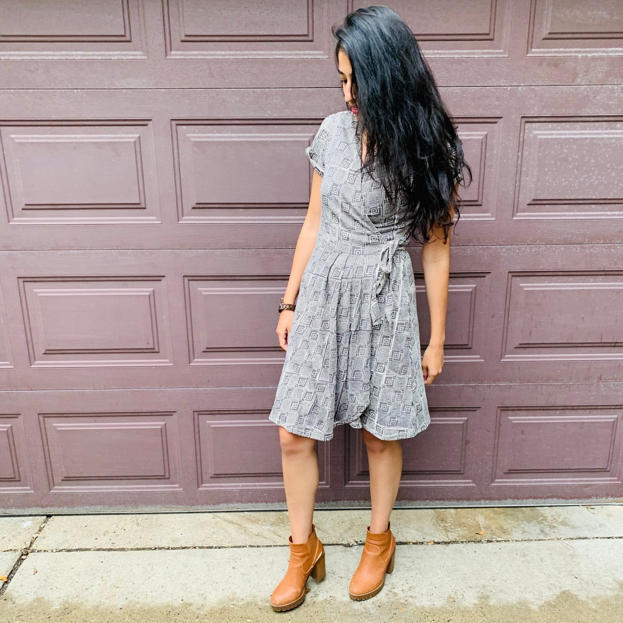 How to wear a wrap dress - Passion Lilie