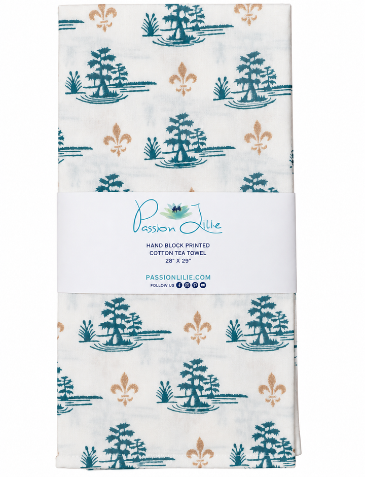 Cypress Swamp Tea Towel
