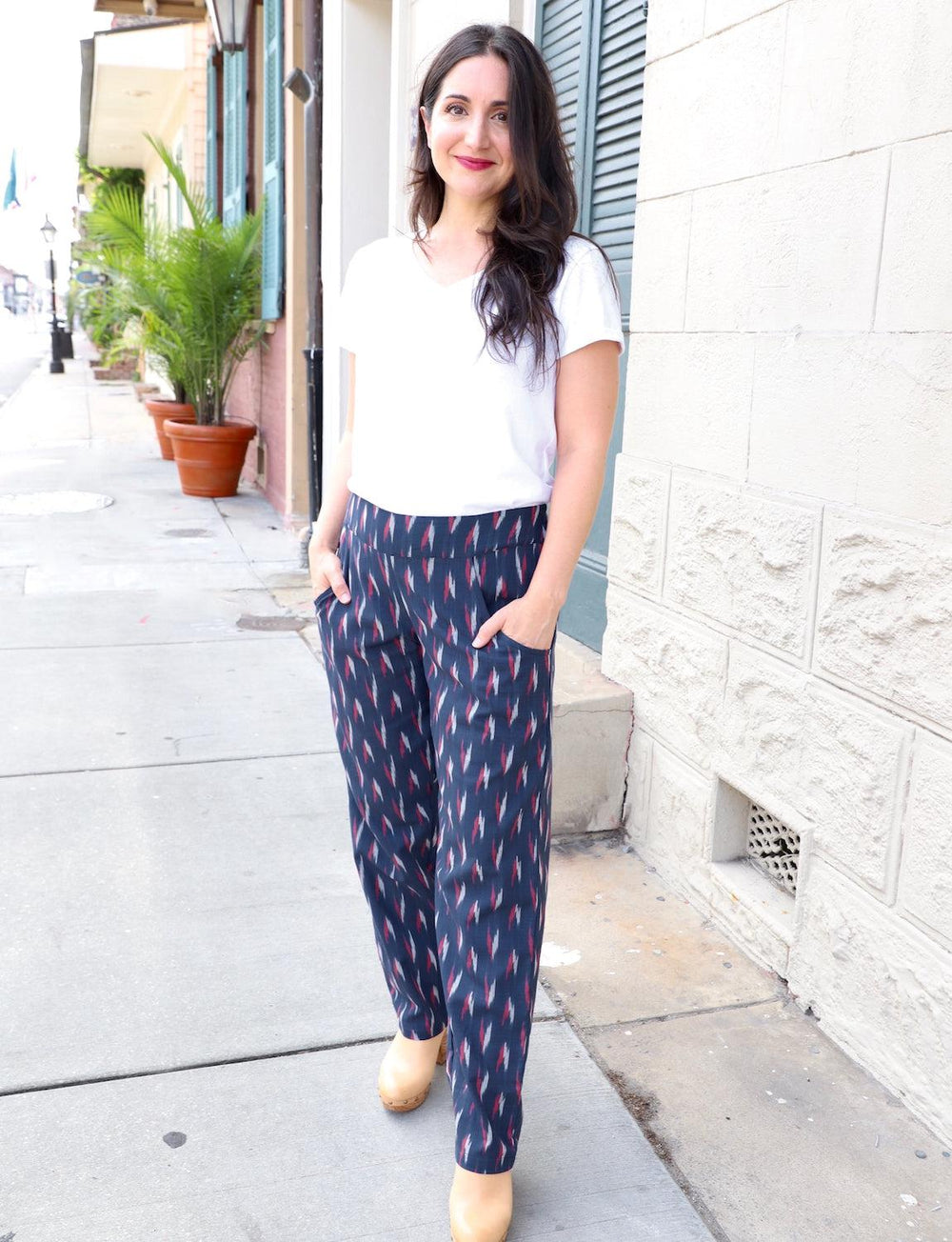 Maritime Organic Cotton Pants - Passion Lilie - Fair Trade - Sustainable Fashion