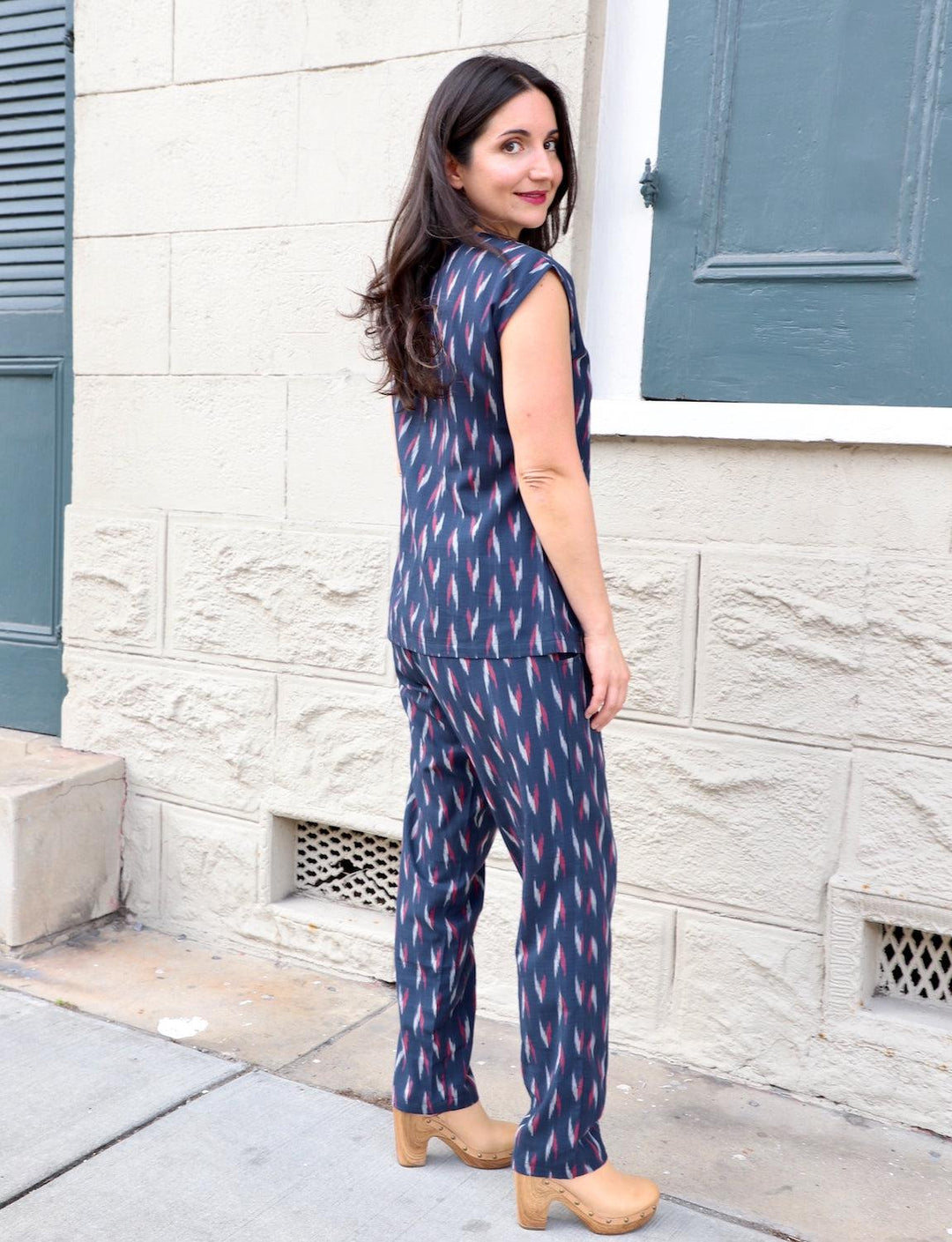 Maritime Organic Cotton Pants - Passion Lilie - Fair Trade - Sustainable Fashion