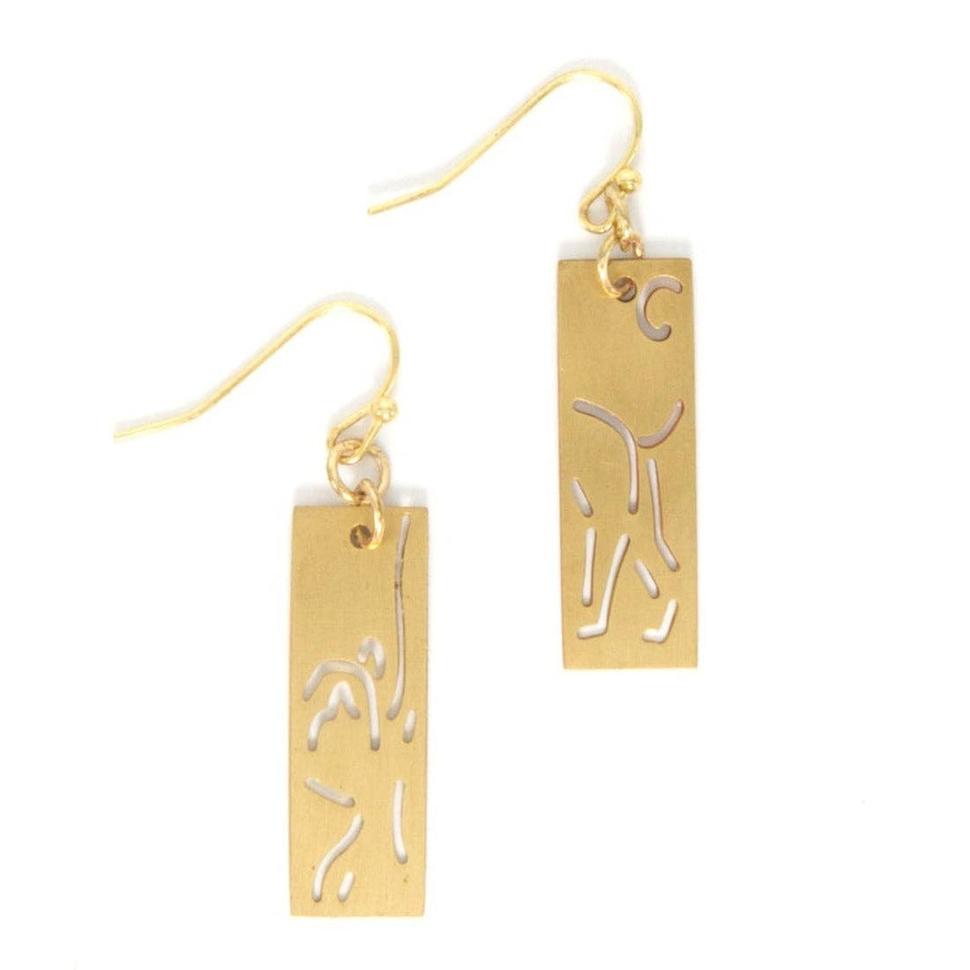 Animal Cut Out Earrings - Passion Lilie