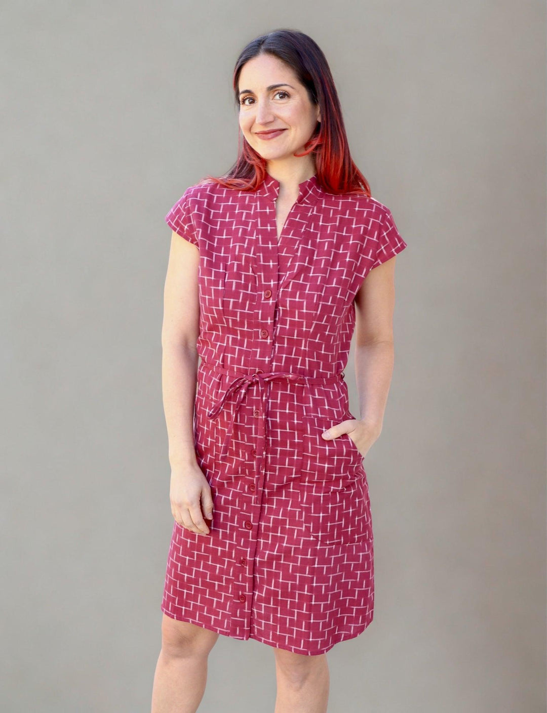 cute dresses with sleeves Rose Cute mini dress with doll sleeves XS / 2 / Misty Rose main image 1