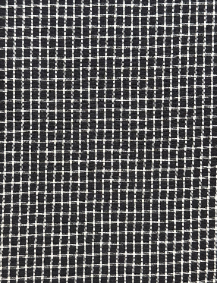 Black Plaid Organic Cotton Men&