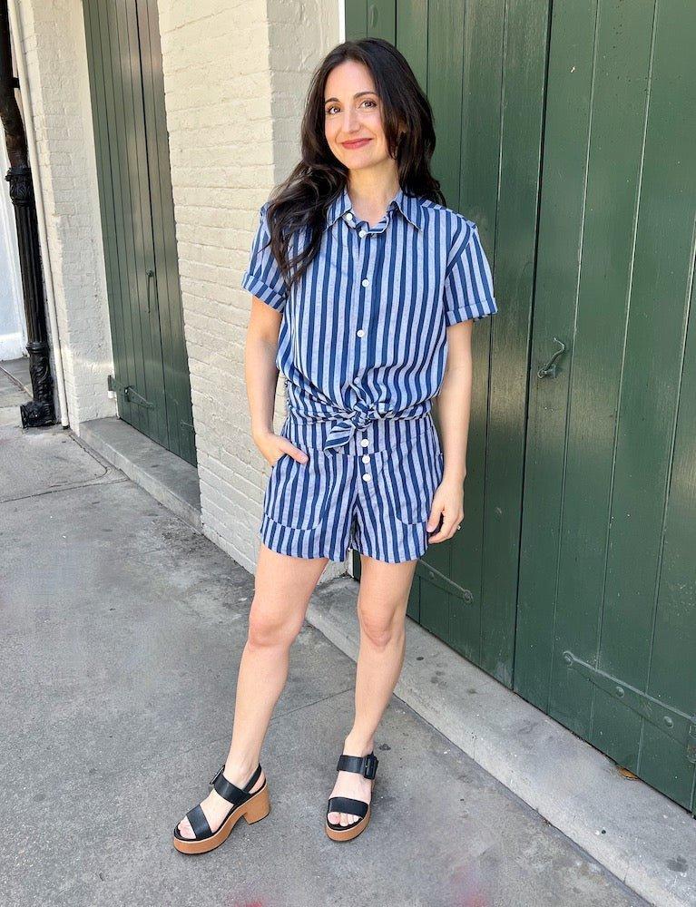 Blue Bayou Striped Organic Cotton Men&