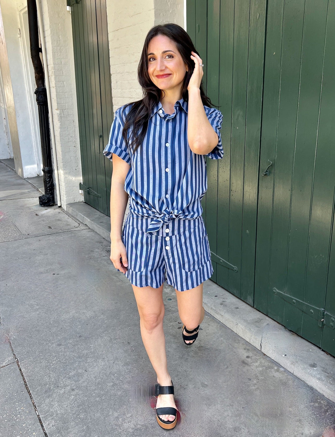 Blue Bayou Striped Organic Cotton Men&