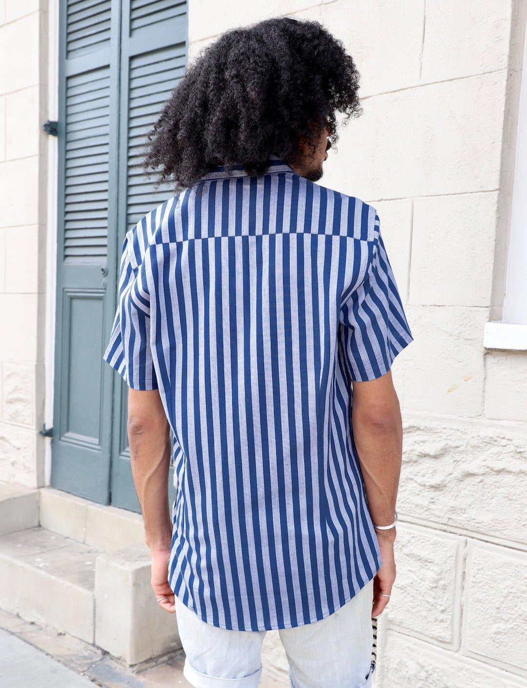Blue Bayou Striped Organic Cotton Men&