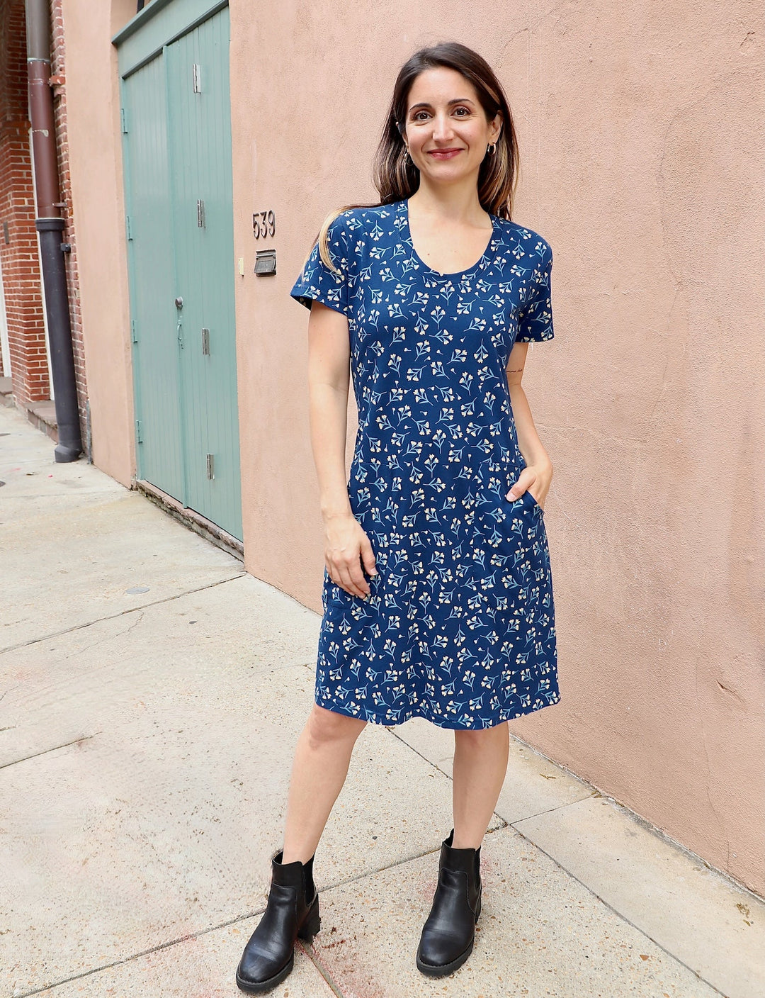 Blue Meadow Organic Dress - Passion Lilie - Fair Trade - Sustainable Fashion