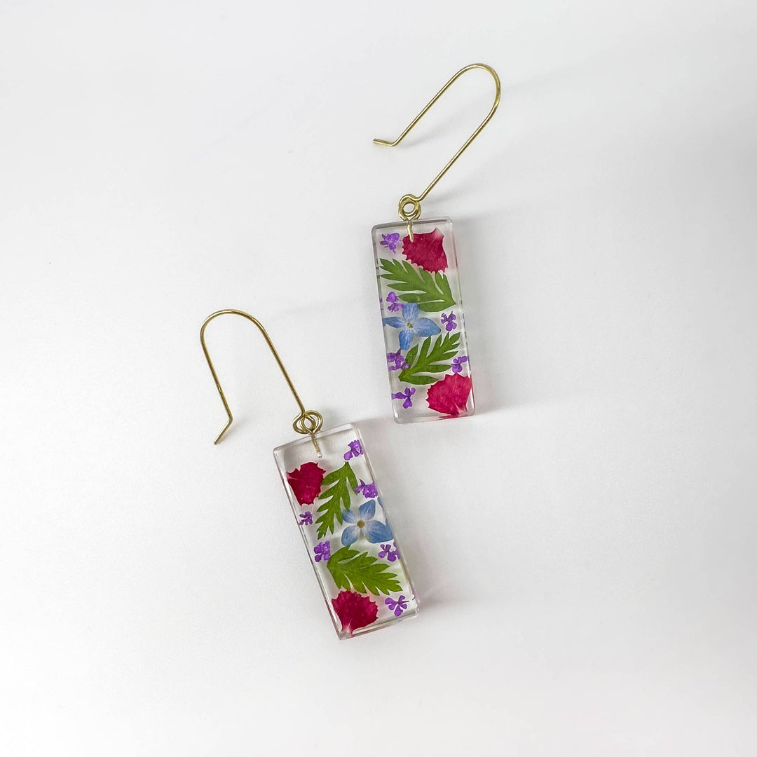 Botanical Mini Palito Dangle Earrings (Mix 5) - Passion Lilie