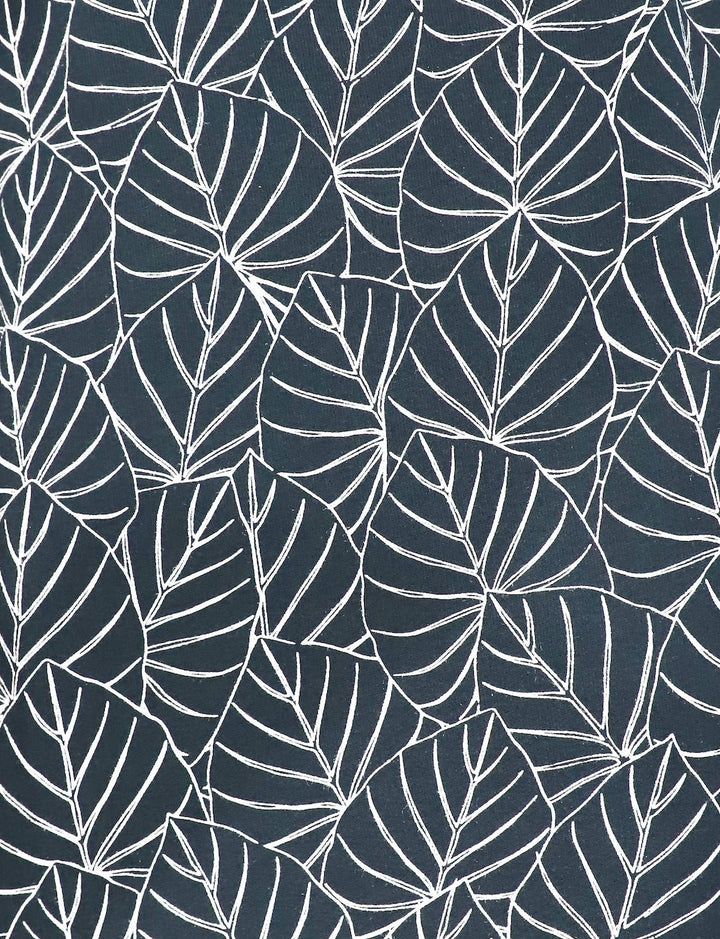 Botanical Navy Organic Fleece Sweater - Passion Lilie