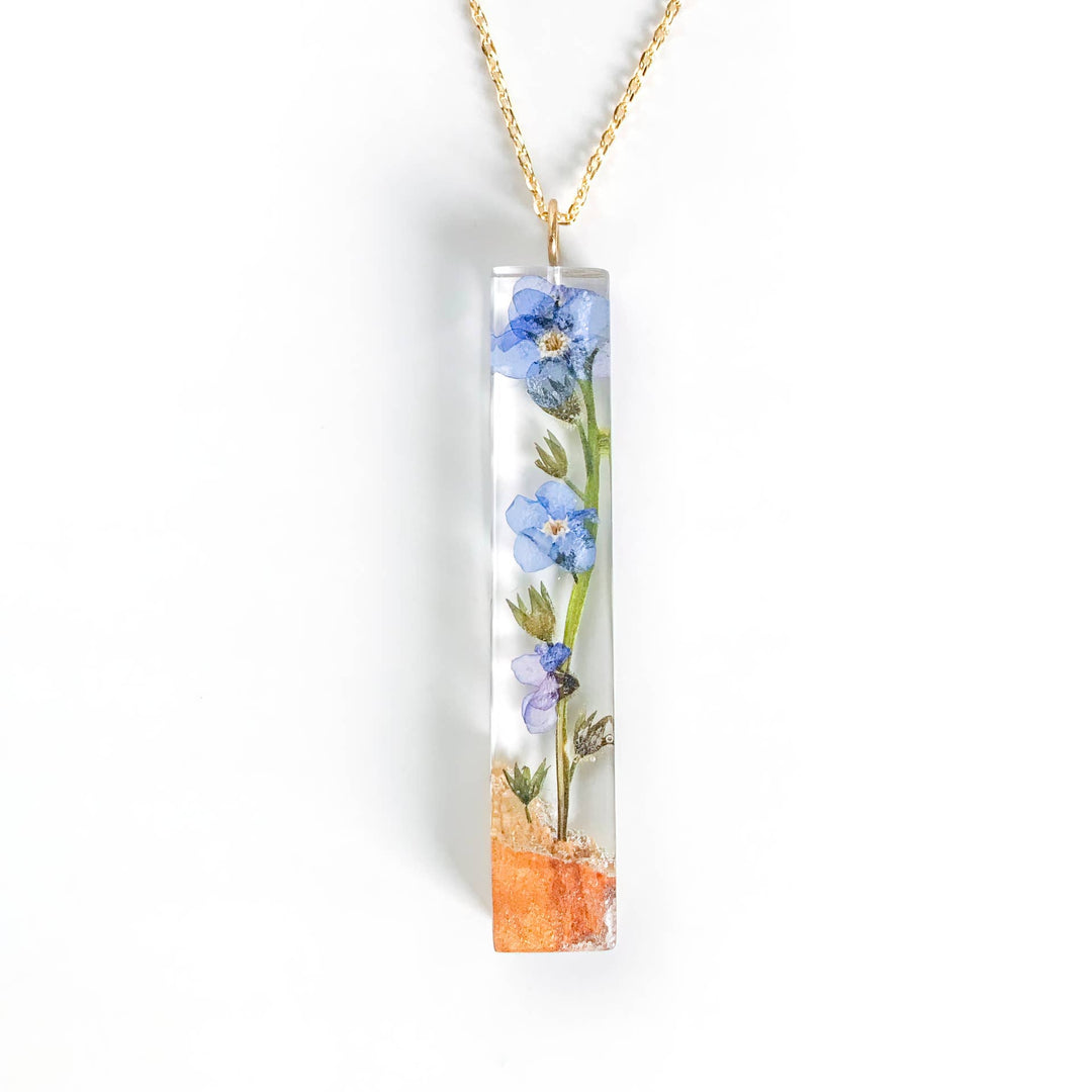 Botanical " Remembrance" Collection, Forget Me Not Palito - Passion Lilie