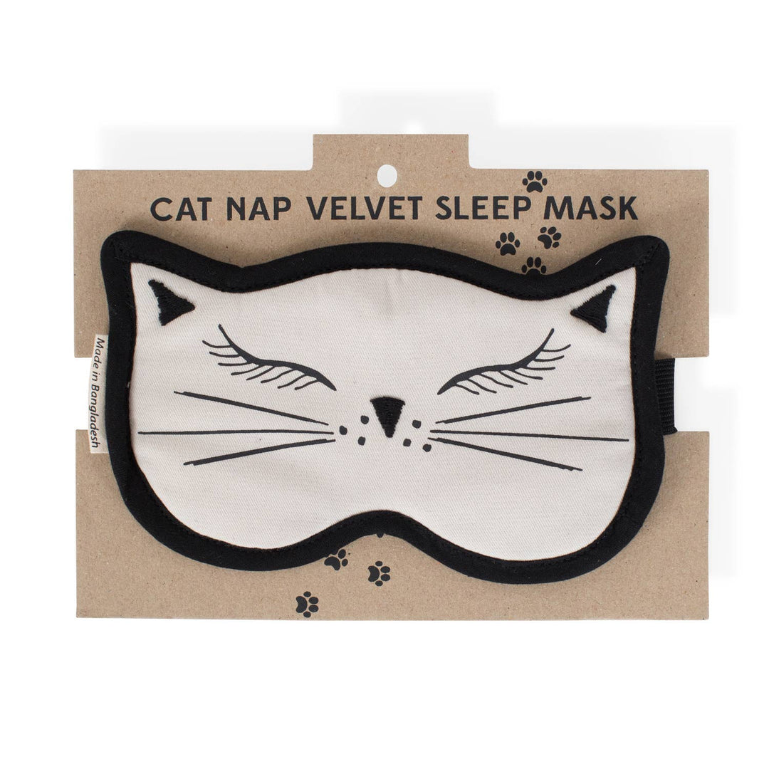 Cat Nap Velvet Sleep Mask - Passion Lilie
