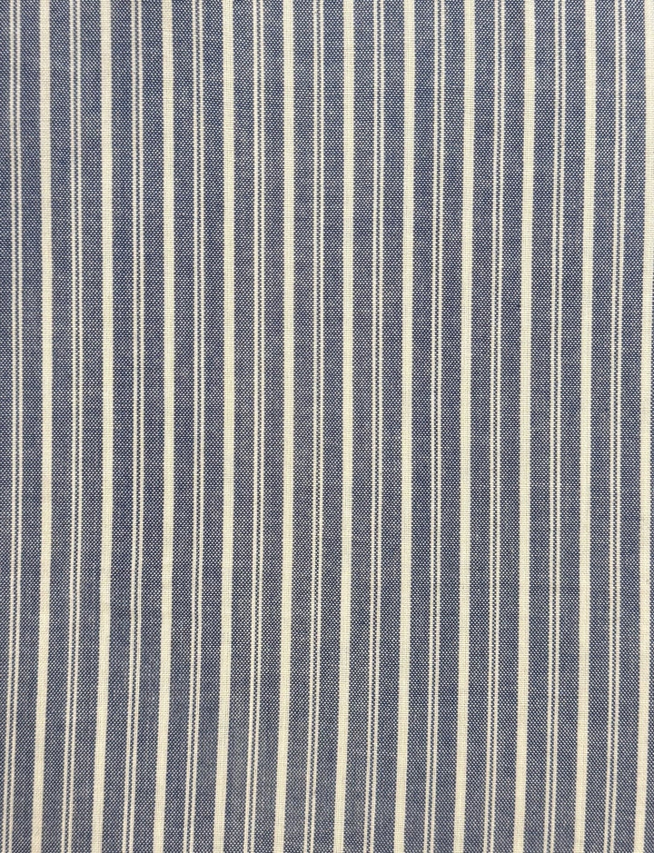 Chambray Pinstripe Organic Cotton Wrap Dress - Passion Lilie