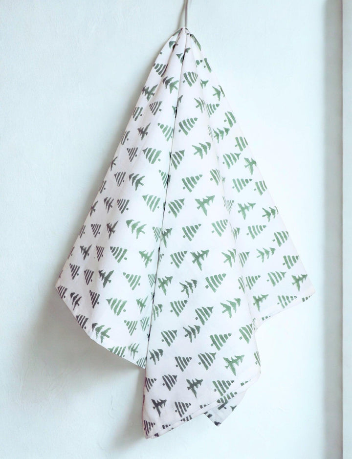 Christmas Tree Cotton Tea Towel - Passion Lilie