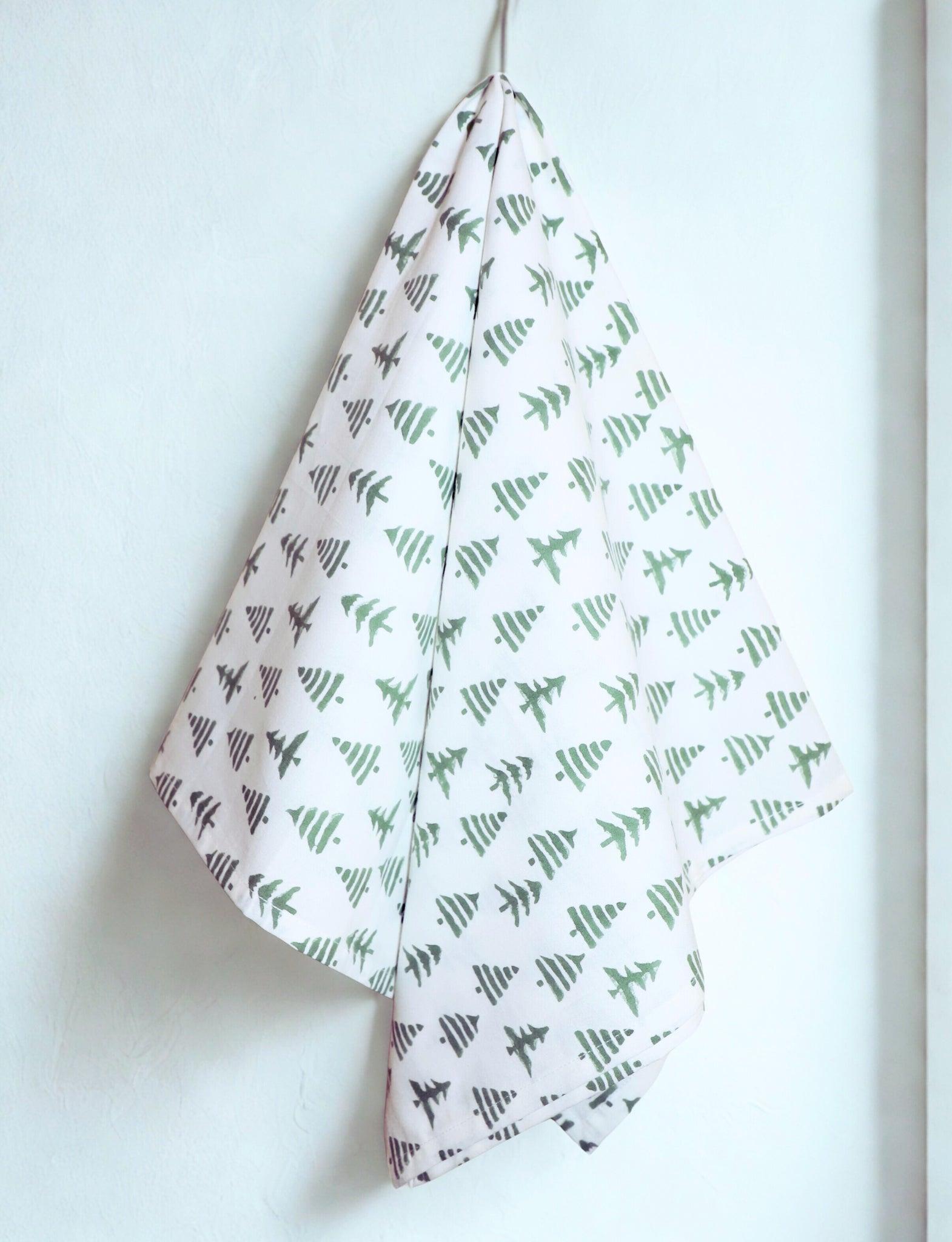 Christmas Tree Cotton Tea Towel - Passion Lilie