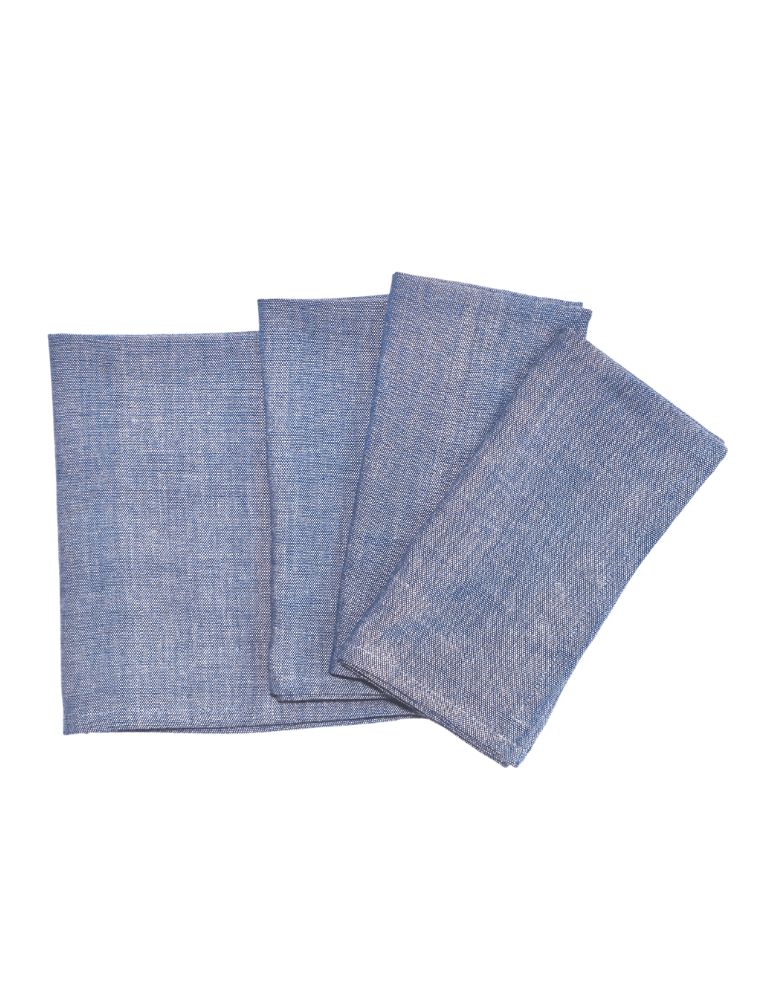 Cloth Napkins- Chambray - Set of 4 - Passion Lilie