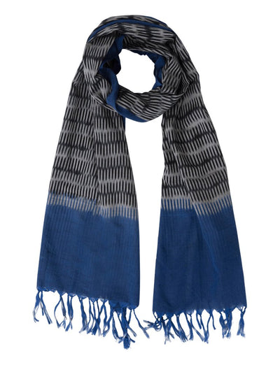 Cobalt & Black Scarf - Passion Lilie