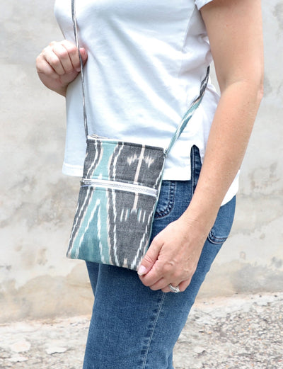 Compact Travel Crossbody Bag - Multiple Prints Available - Passion Lilie