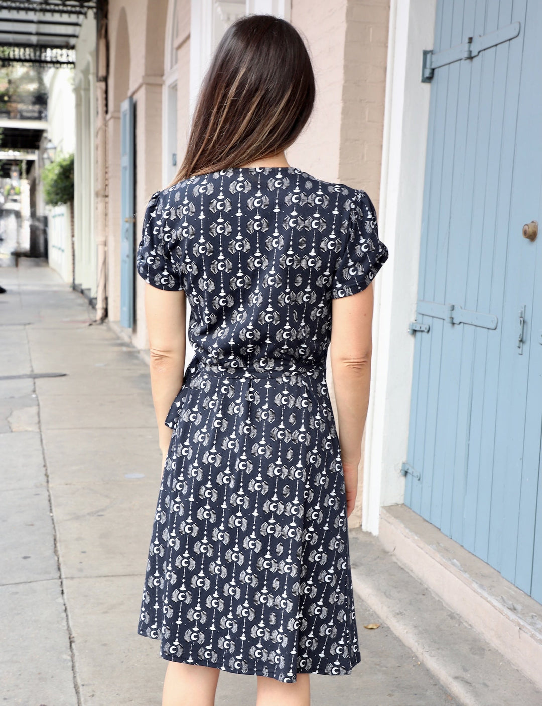 Crescent Moon Organic Wrap Dress - Passion Lilie - Fair Trade - Sustainable Fashion