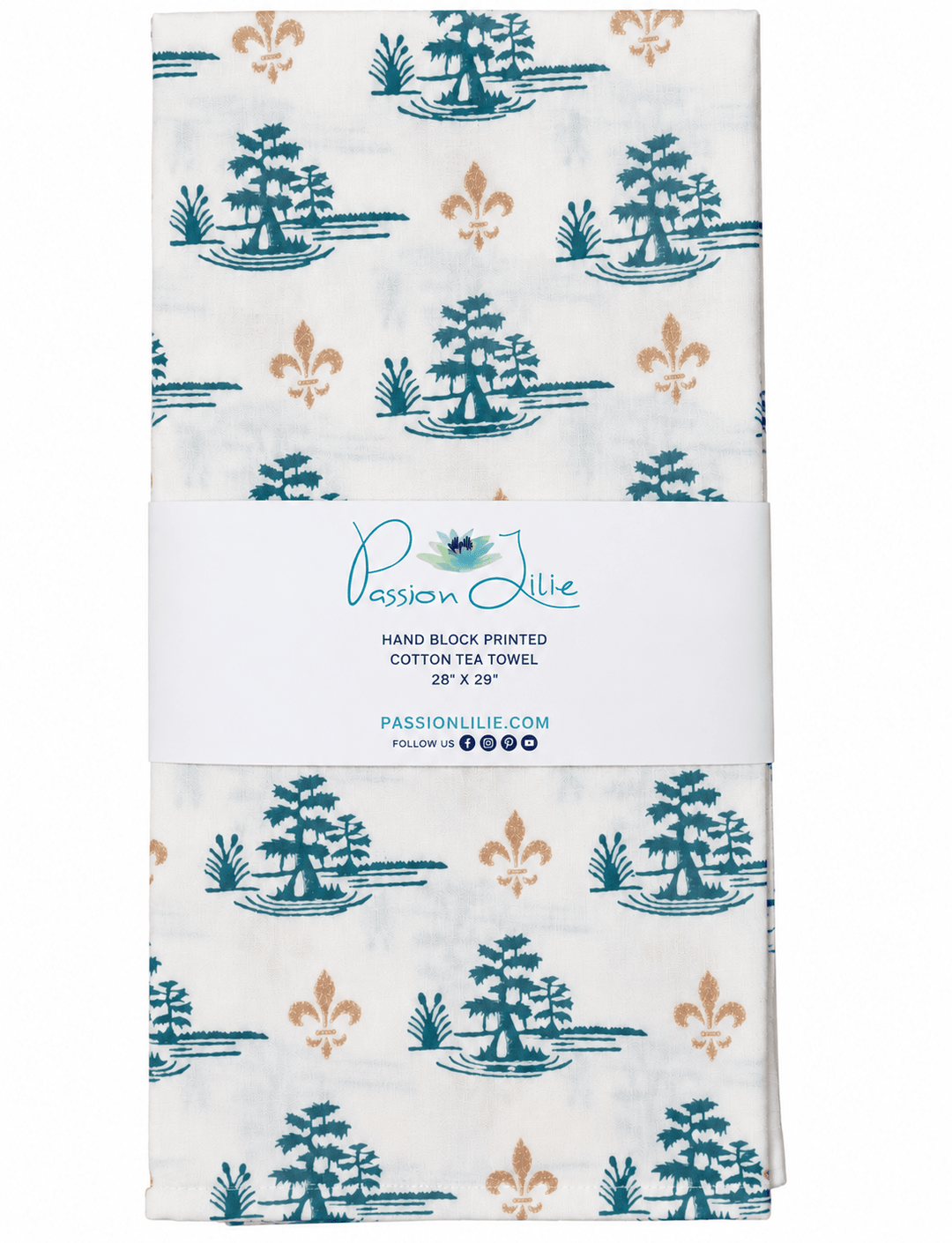 Cypress Swamp Tea Towel - Passion Lilie