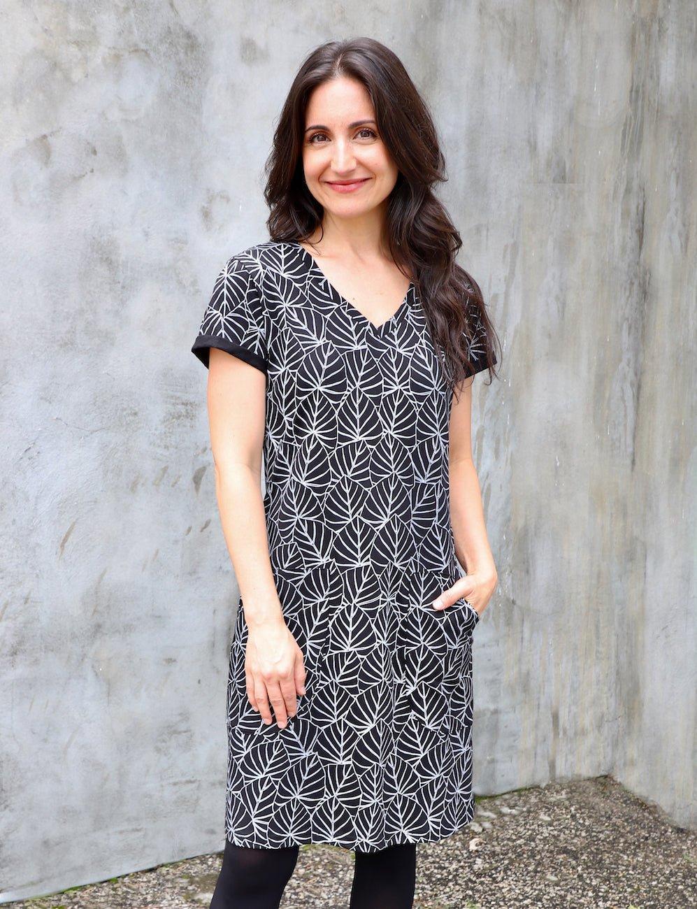 Eden Organic Black Dress - Passion Lilie