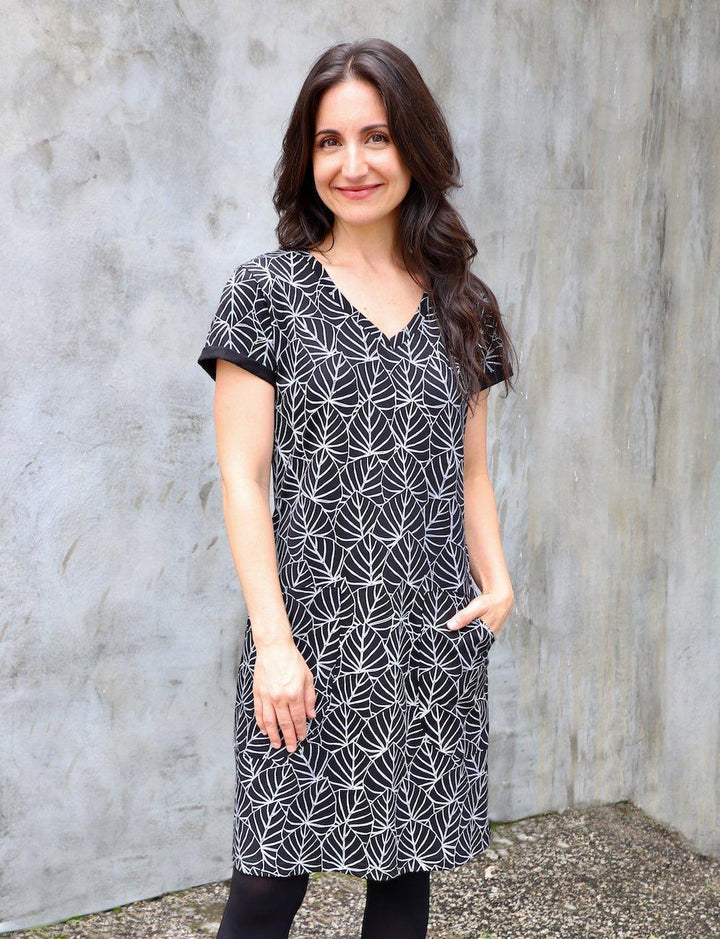 Eden Organic Black Dress - Passion Lilie