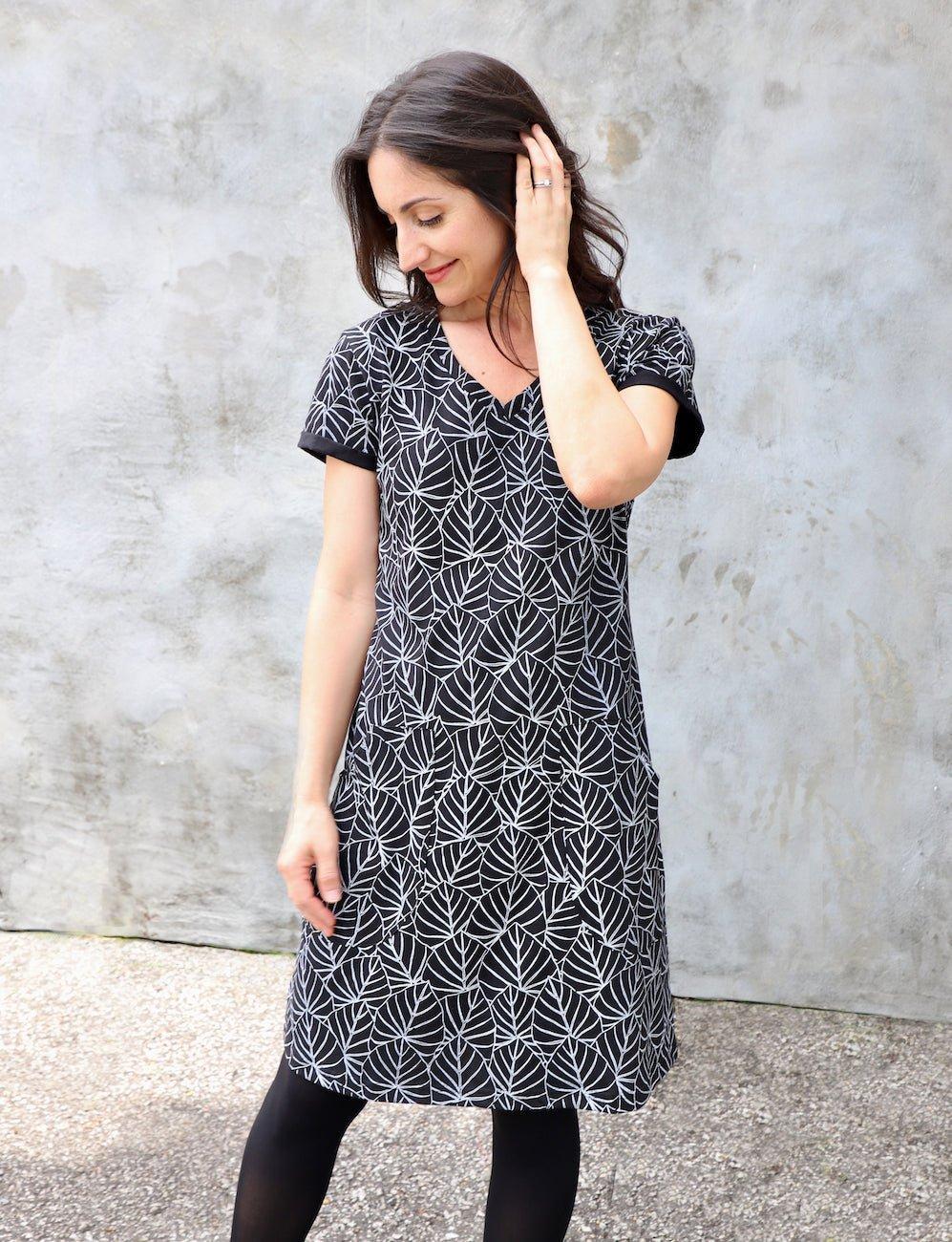 Eden Organic Black Dress - Passion Lilie