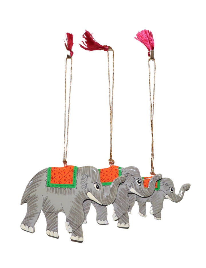 Elephant Ornaments (Set of 3) - Passion Lilie