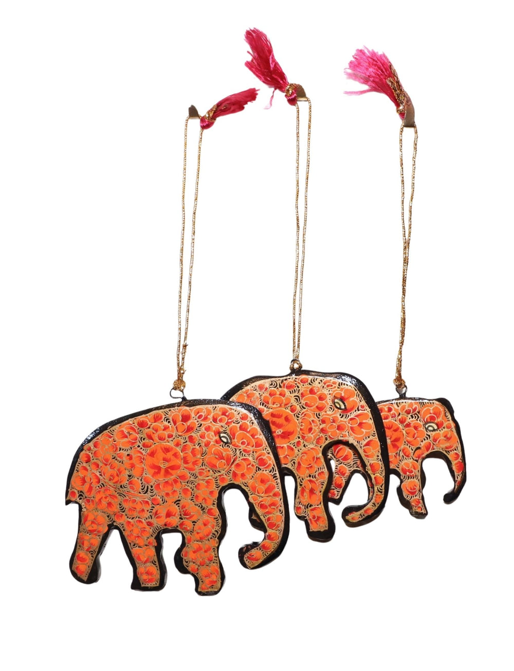 Elephant Ornaments (Set of 3) - Passion Lilie