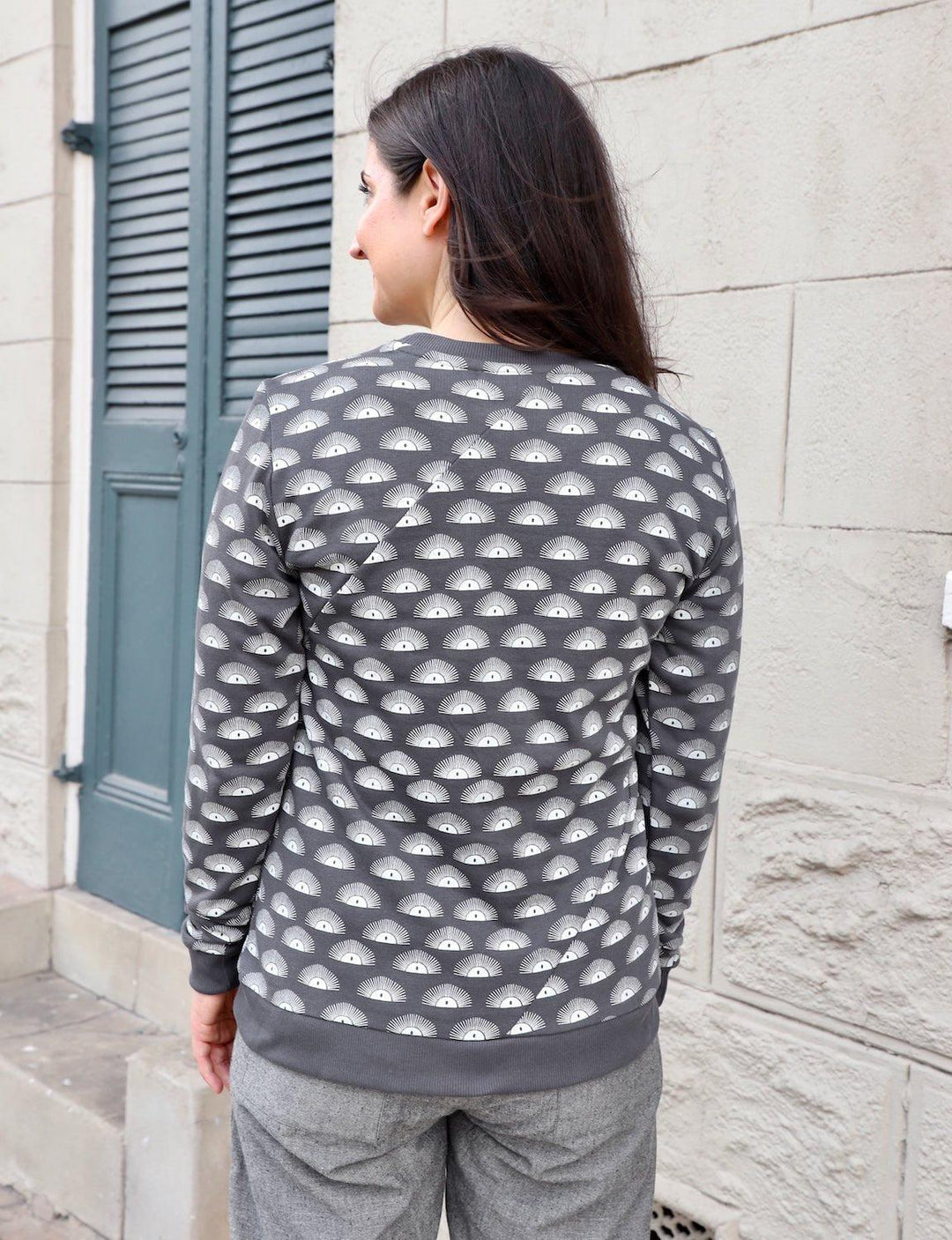 Glacier Sun Organic Fleece Sweater - Passion Lilie
