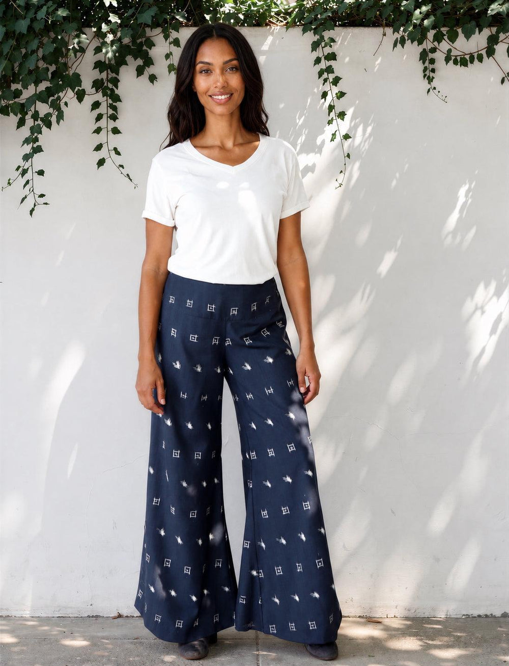 Kali Ikat Organic Cotton Pants - Passion Lilie