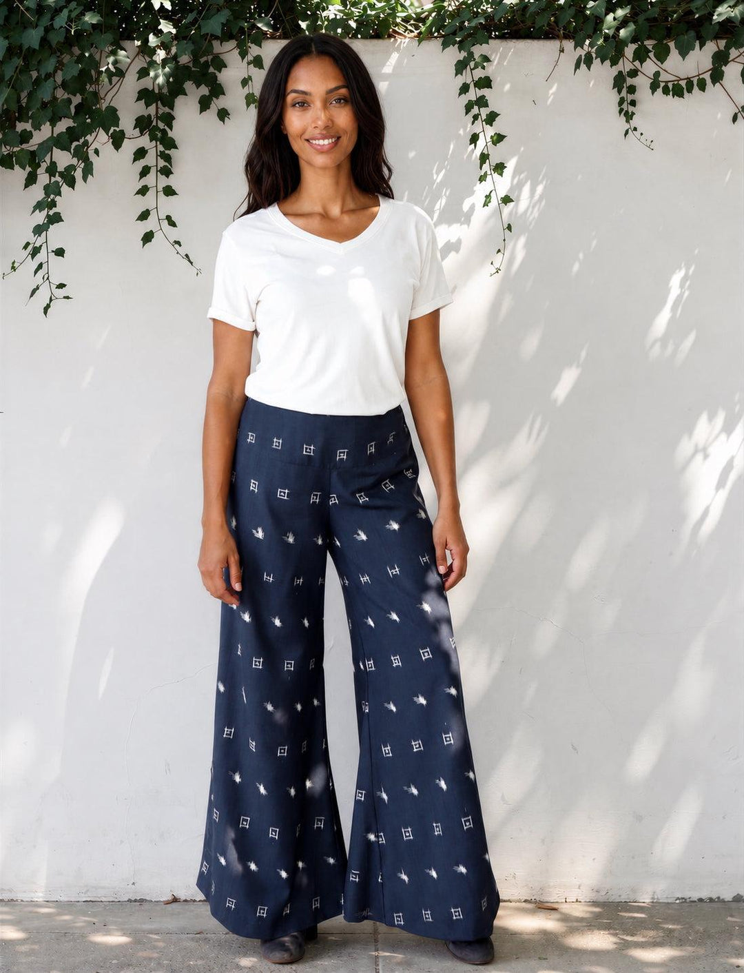Kali Ikat Organic Cotton Pants - Passion Lilie