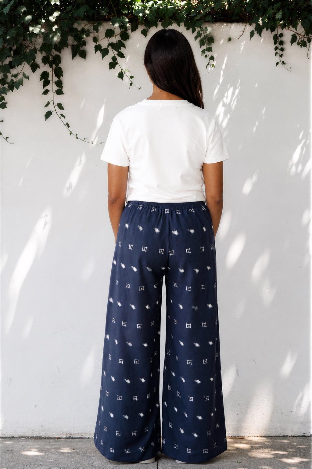 Kali Ikat Organic Cotton Pants - Passion Lilie
