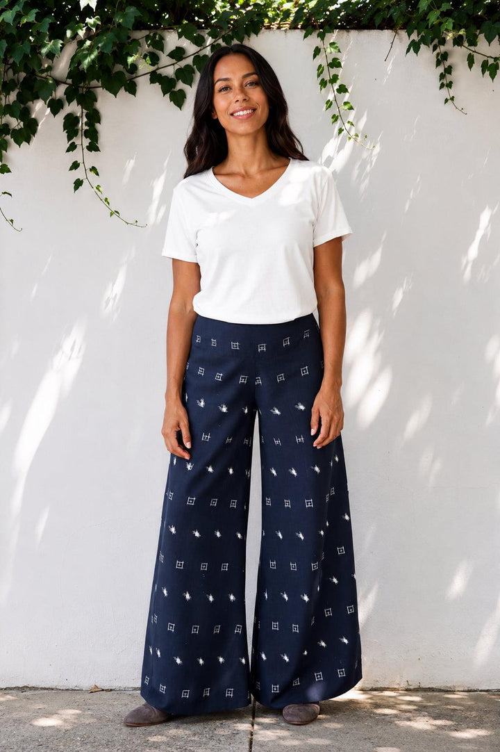 Kali Ikat Organic Cotton Pants - Passion Lilie