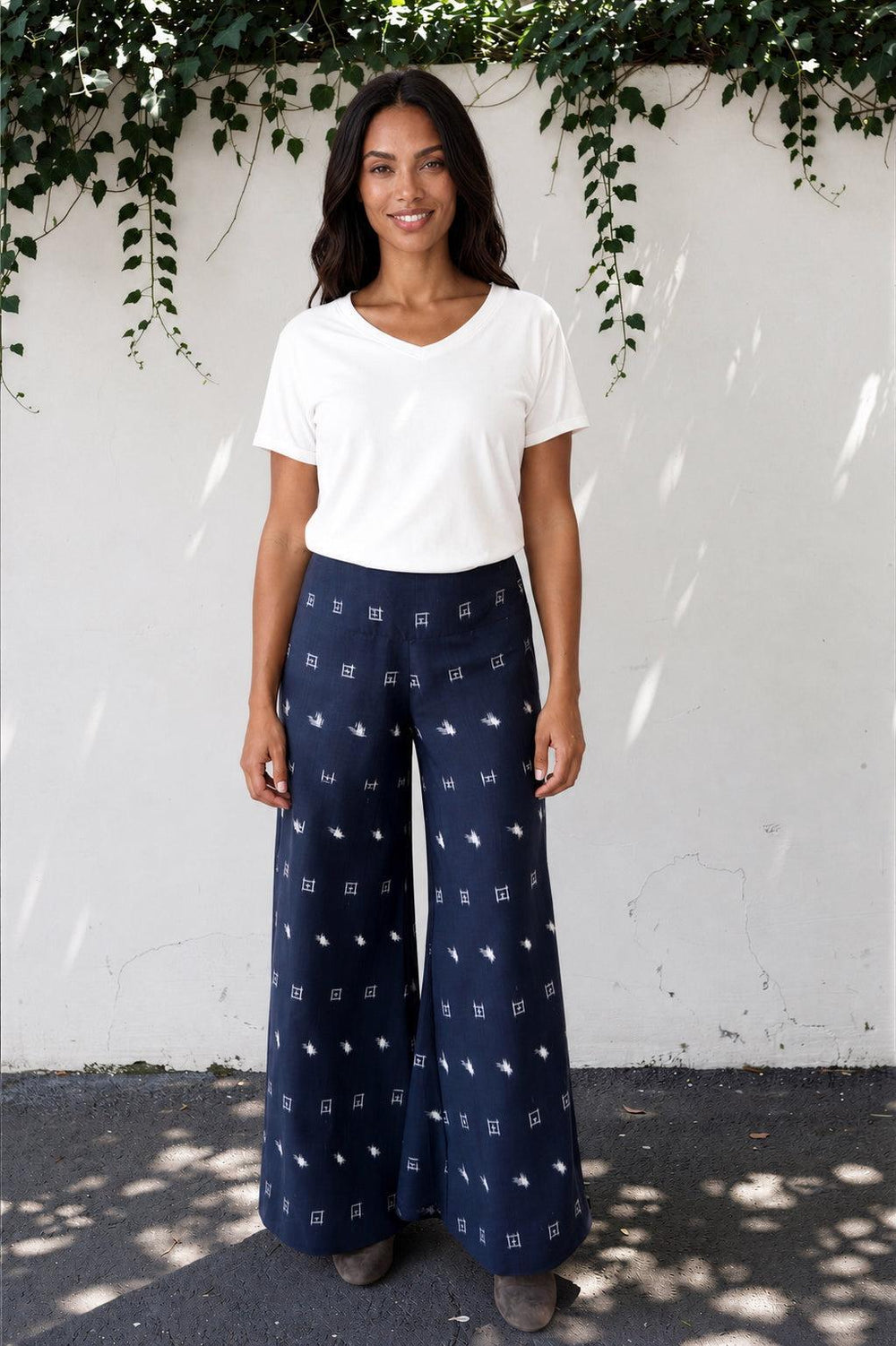 Kali Ikat Organic Cotton Pants - Passion Lilie
