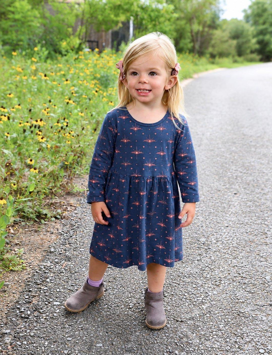 Long Sleeve Girls Dress