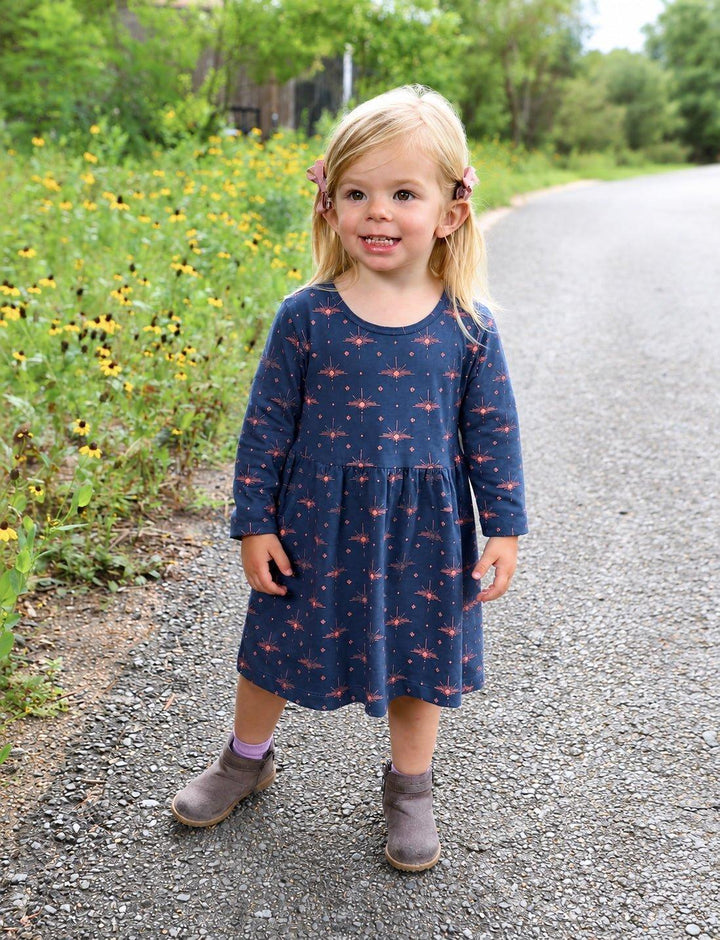 Little Solstice Organic Twirl Dress - Passion Lilie