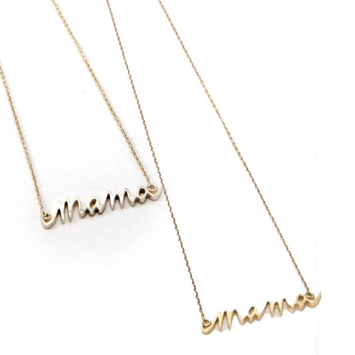 Mama Script Necklace - Passion Lilie