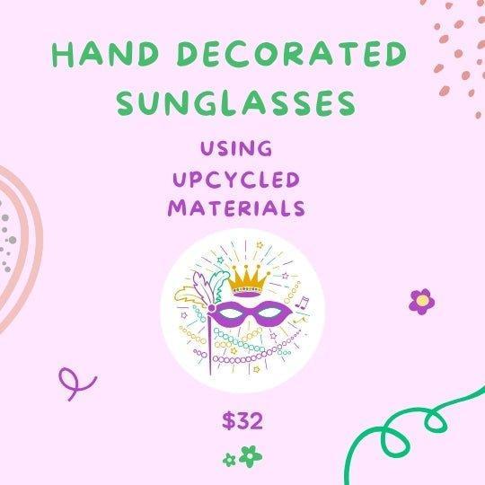 Mardi Gras Sunglasses - Passion Lilie