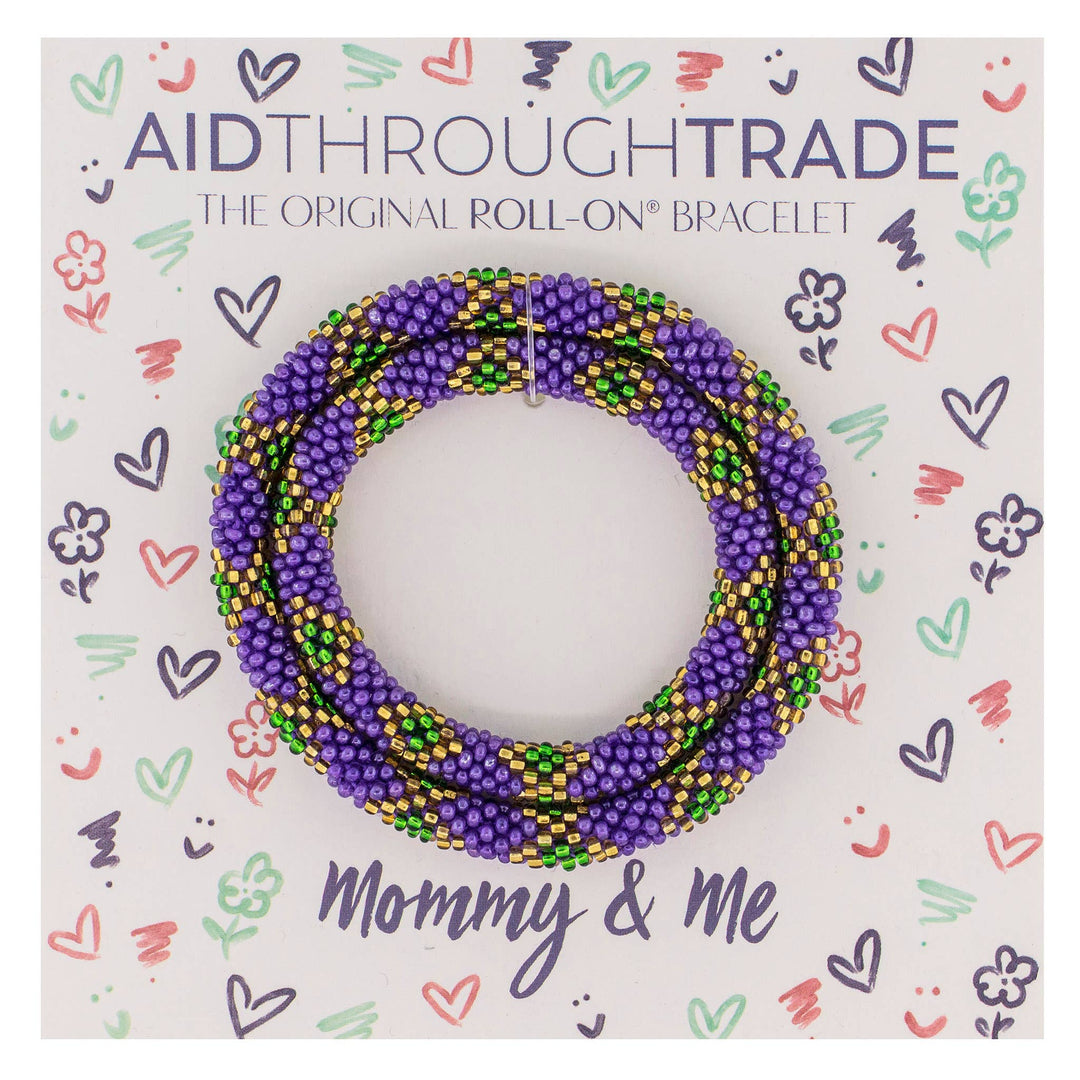 Mommy & Me Mardi Gras Bracelets 💜💛💚 - Passion Lilie