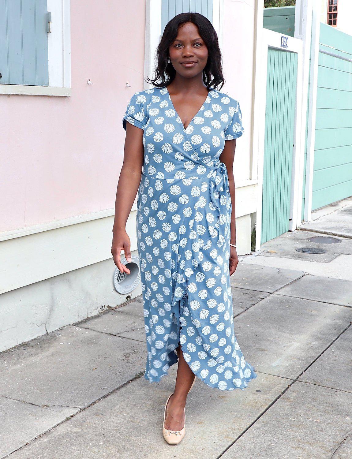 monstera dress Monstera Organic Wrap Dress