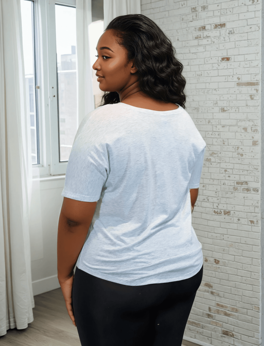 New Orleans Eco - Triblend Flowy Tee : Fair Trade - Passion Lilie