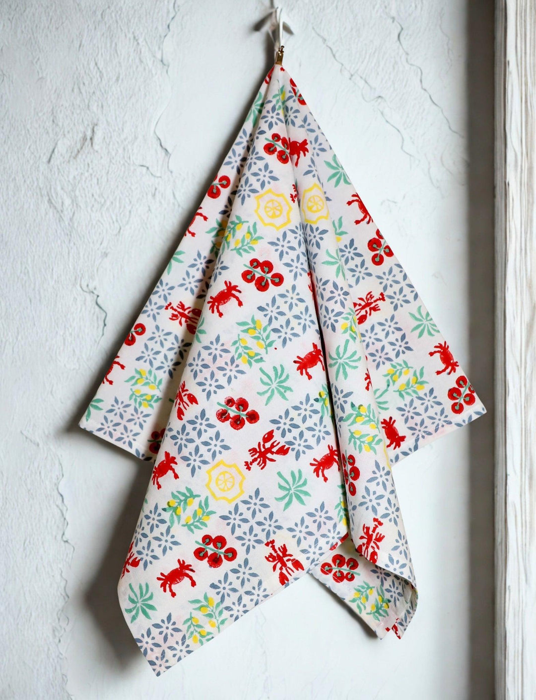 New Orleans Riviera Cotton Tea Towel - Passion Lilie