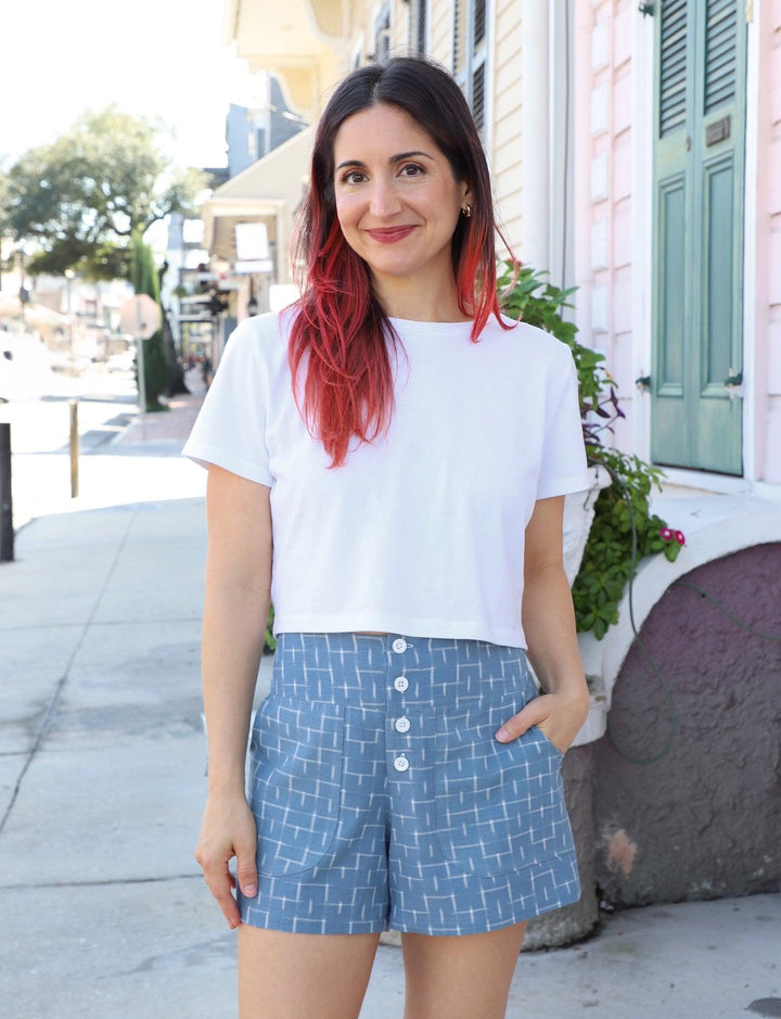 Nila Sky Organic Cotton Shorts - Passion Lilie