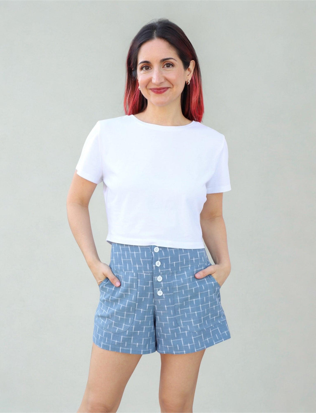 Nila Sky Organic Cotton Shorts - Passion Lilie