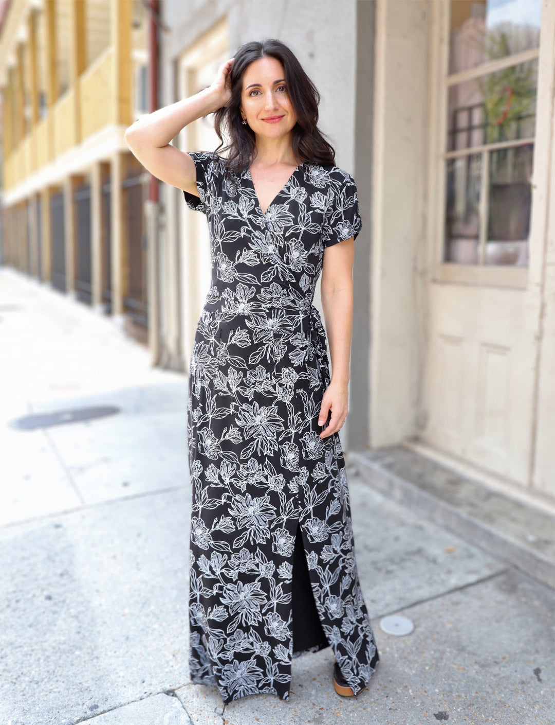 wrap dress cotton summer Summer Soul Handwoven Organic Cotton Wrap Dress