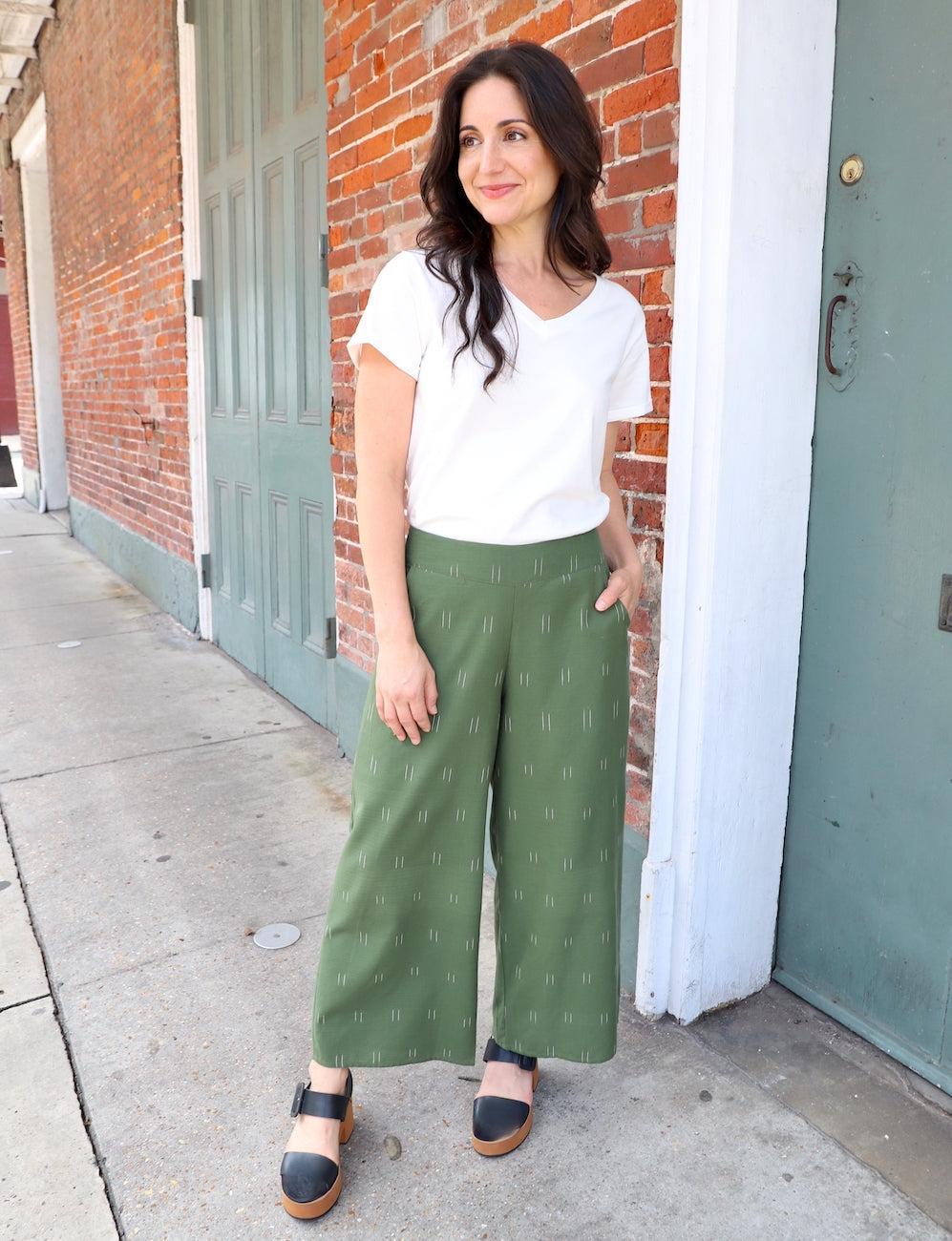 Olive Breeze Organic Pants - Passion Lilie