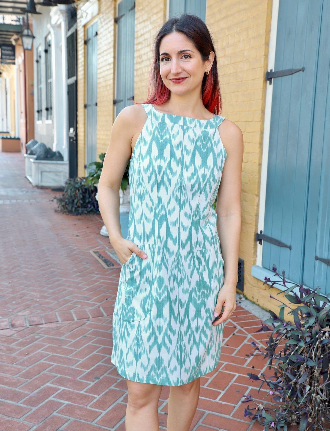 Parvati Organic Cotton Shift Dress - Passion Lilie